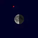 Close approach of Mars and Moon on 2 November 2026