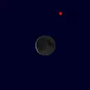Close approach of Mercury and Moon on 5 March 2027