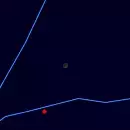 Close approach of Saturn and Moon on 4 May 2027