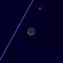 Close approach of Venus and Moon on 4 March 2027