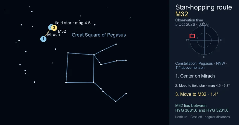 Finder Chart for M32