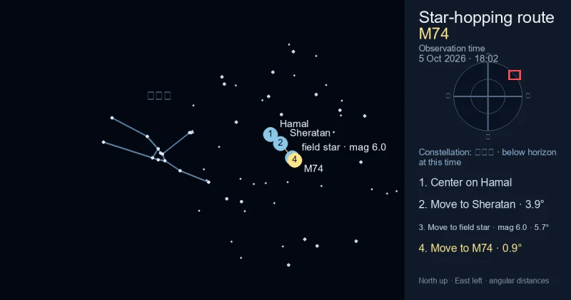 M74寻星图
