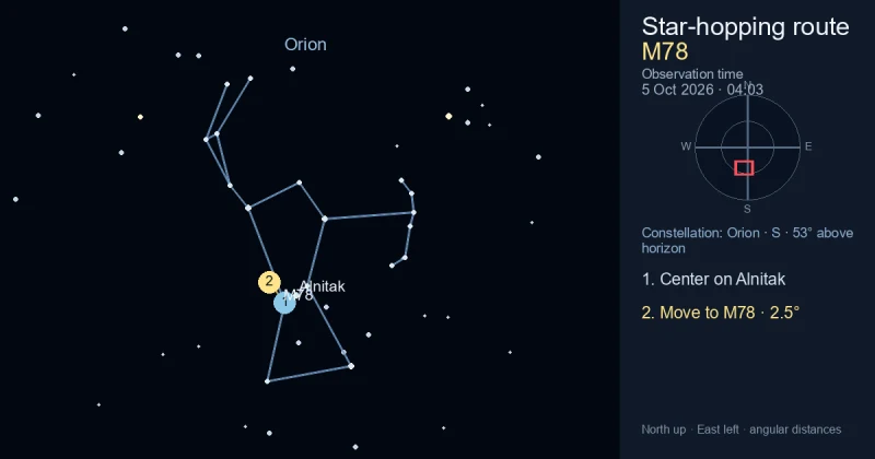 Finder Chart for M78