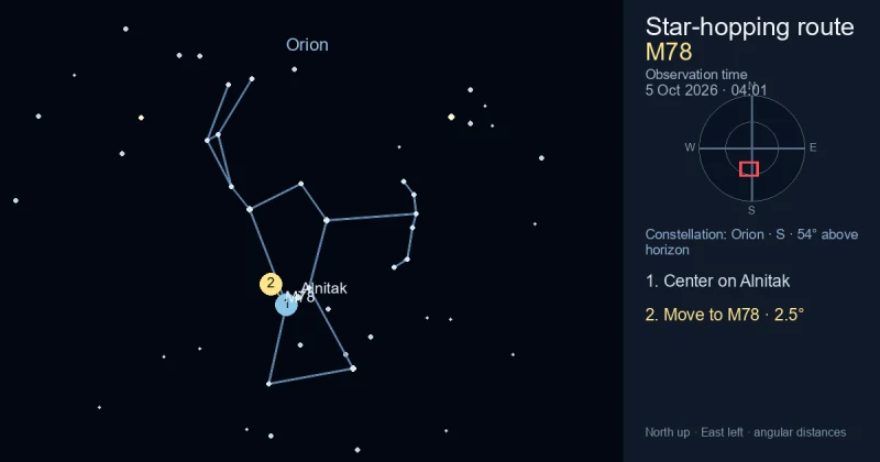 Finder Chart for M78