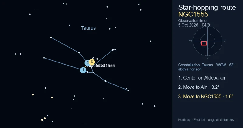 Finder Chart for NGC1555