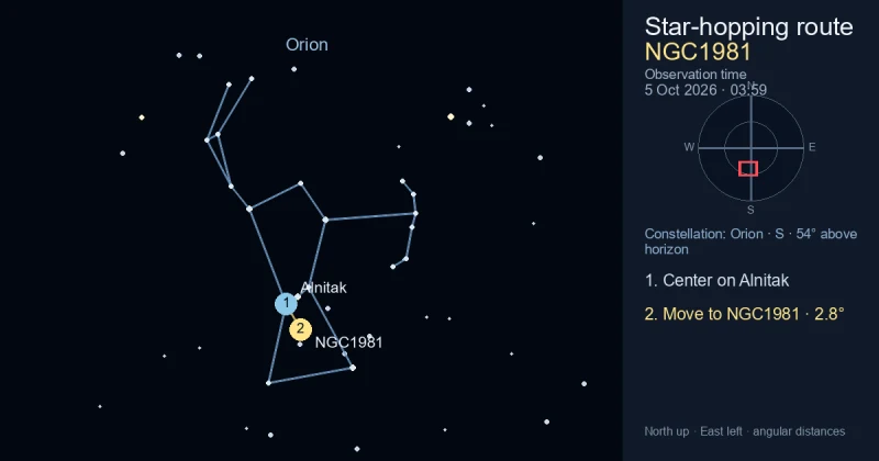 Finder Chart for NGC1981