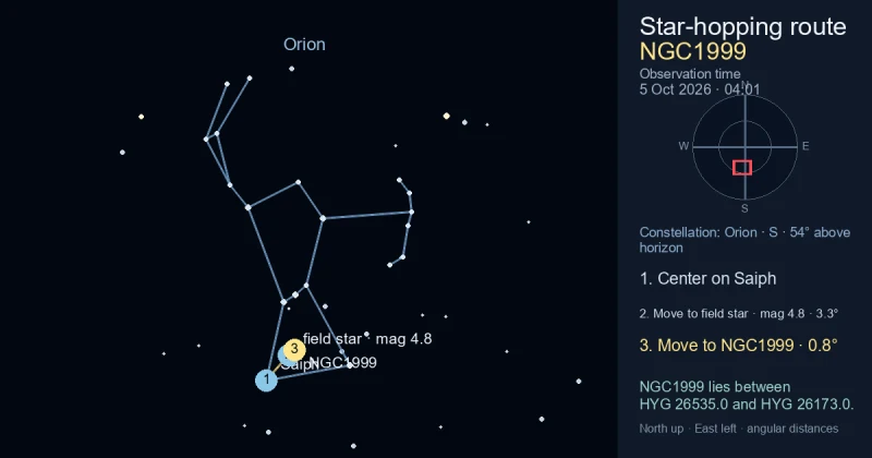 Finder Chart for NGC1999