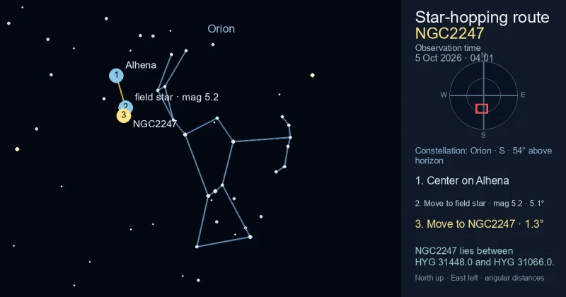 Finder Chart for NGC2247