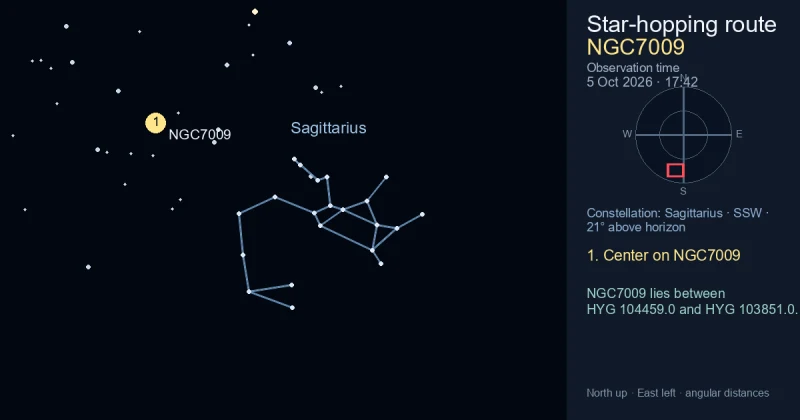 Finder Chart for NGC7009