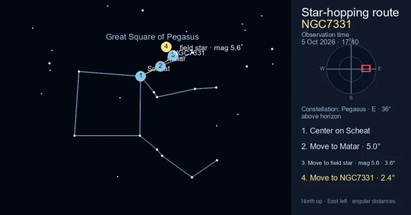 Finder Chart for NGC7331