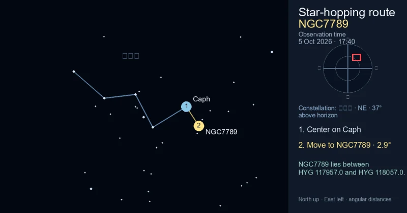 NGC7789寻星图