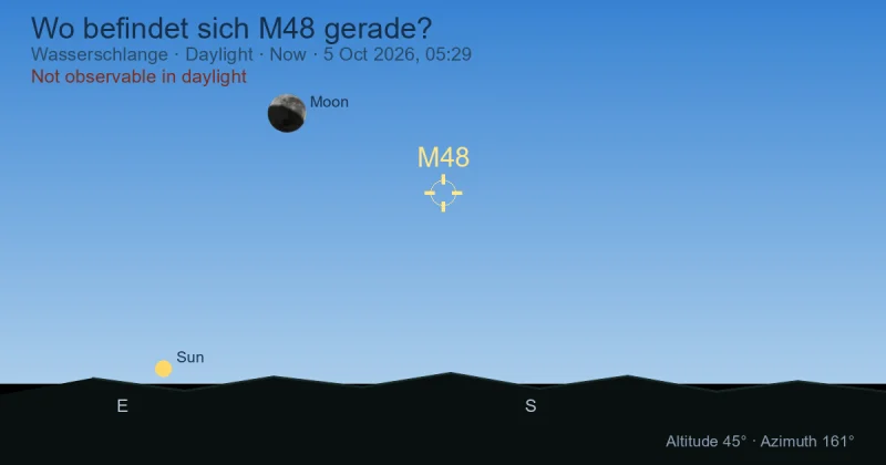 Wo befindet sich M48 gerade?