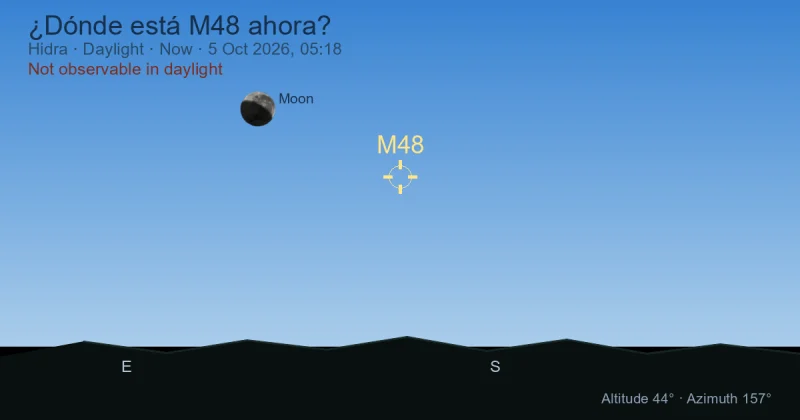 ¿Dónde está M48 ahora?