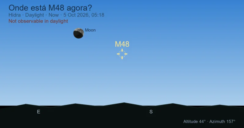 Onde está M48 agora?