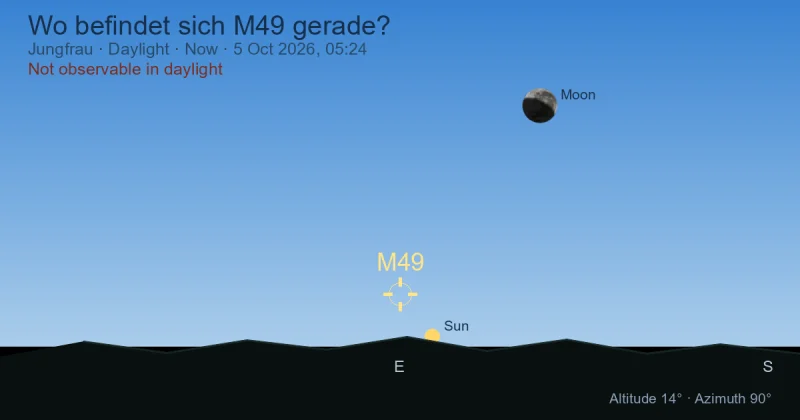 Wo befindet sich M49 gerade?
