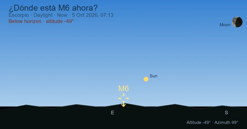 ¿Dónde está M6 ahora?