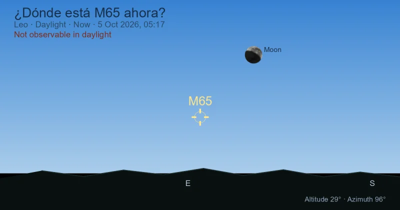 ¿Dónde está M65 ahora?