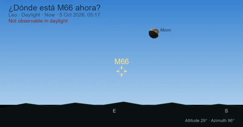 ¿Dónde está M66 ahora?