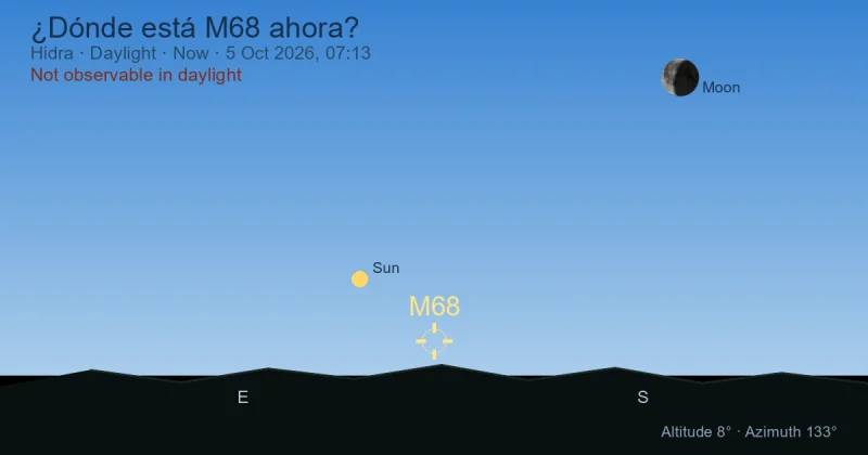¿Dónde está M68 ahora?