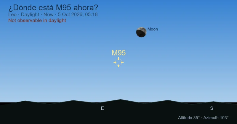 ¿Dónde está M95 ahora?