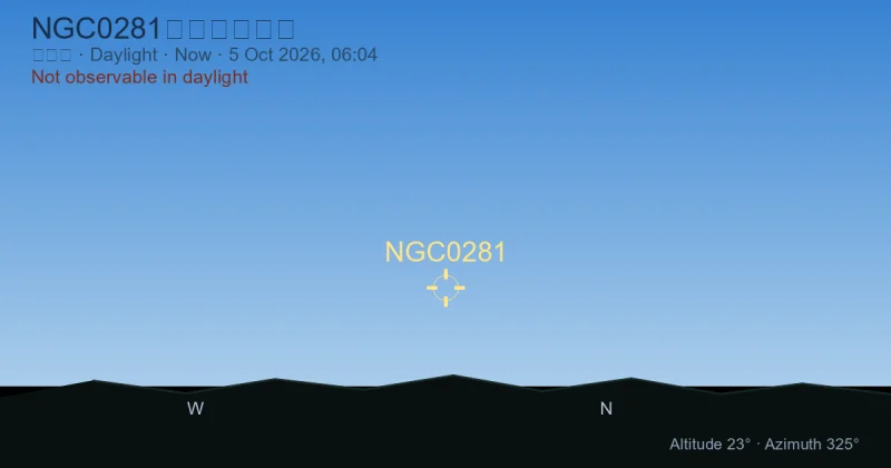 NGC0281现在在哪里?