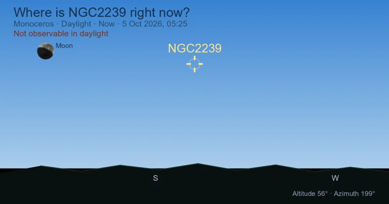 Where is NGC2239 right now?