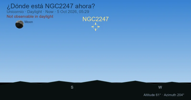 ¿Dónde está NGC2247 ahora?