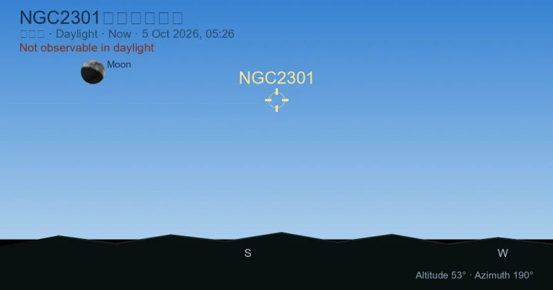 NGC2301现在在哪里?