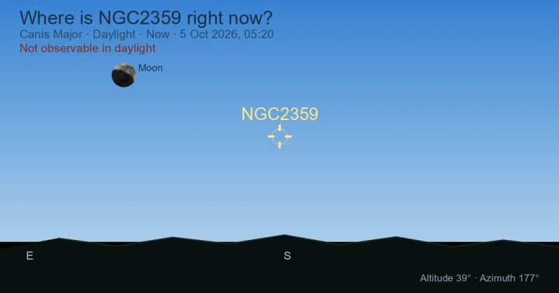 Where is NGC2359 right now?