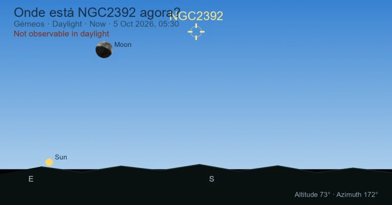 Onde está NGC2392 agora?