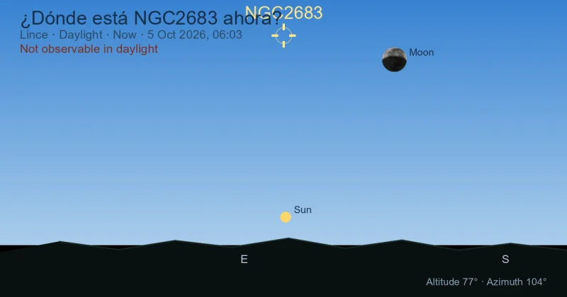 ¿Dónde está NGC2683 ahora?