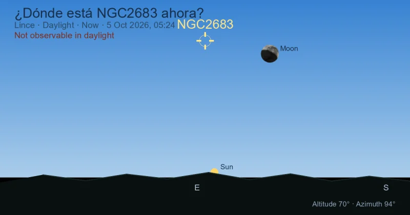 ¿Dónde está NGC2683 ahora?
