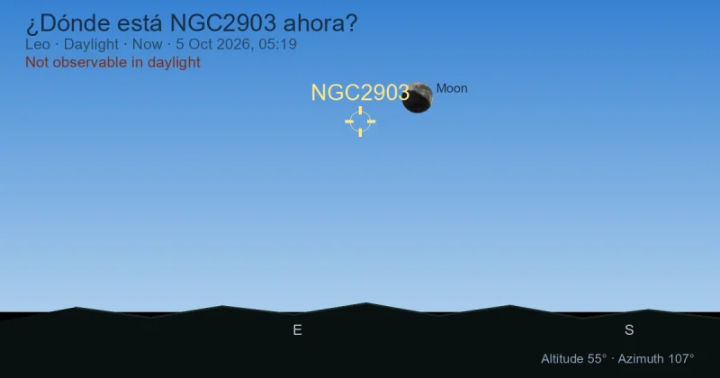 ¿Dónde está NGC2903 ahora?