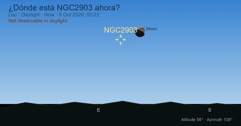 ¿Dónde está NGC2903 ahora?