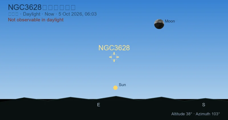 NGC3628现在在哪里？
