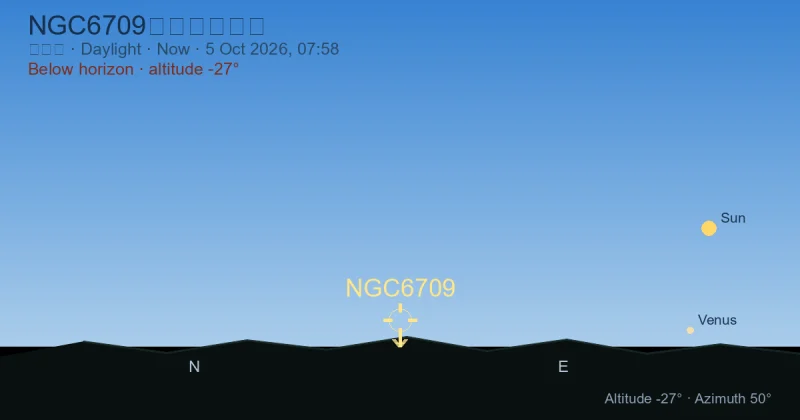 NGC6709现在在哪里?