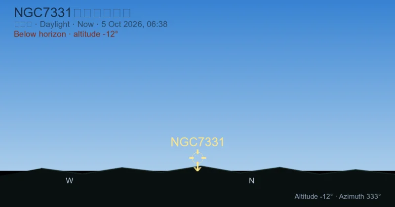 NGC7331现在在哪里?