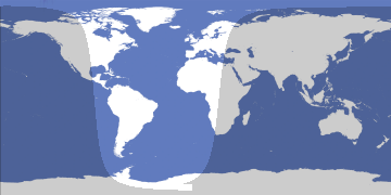 Penumbral Lunar Eclipse 2042-04-05