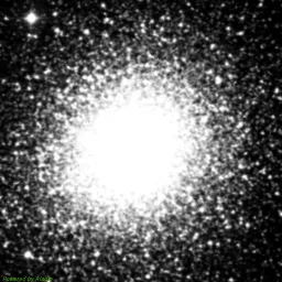 M2 — blue-filter image