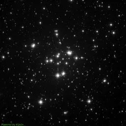 M34 — blue-filter image