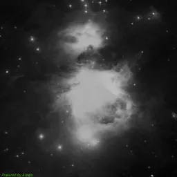 M42 — blue-filter image