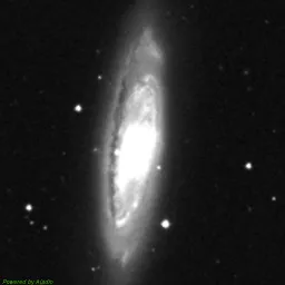 M65 — blue-filter image