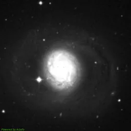 M77 — blue-filter image