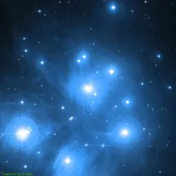 M45 — composite color image