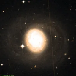 M77 — composite color image