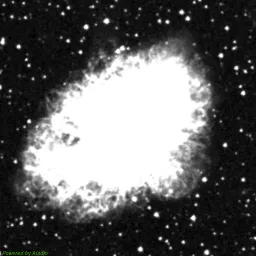 M1 — red-filter image