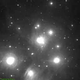 M45 — red-filter image