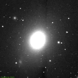 M49 — red-filter image