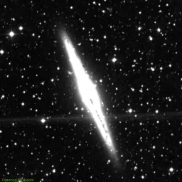 NGC0891 — red-filter image