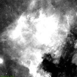 NGC7000 — red-filter image
